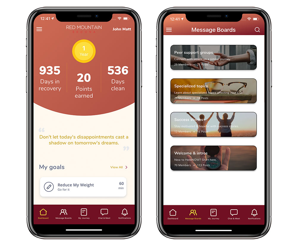 HereNow Medical App HereNow App Healthcare App on iPhone