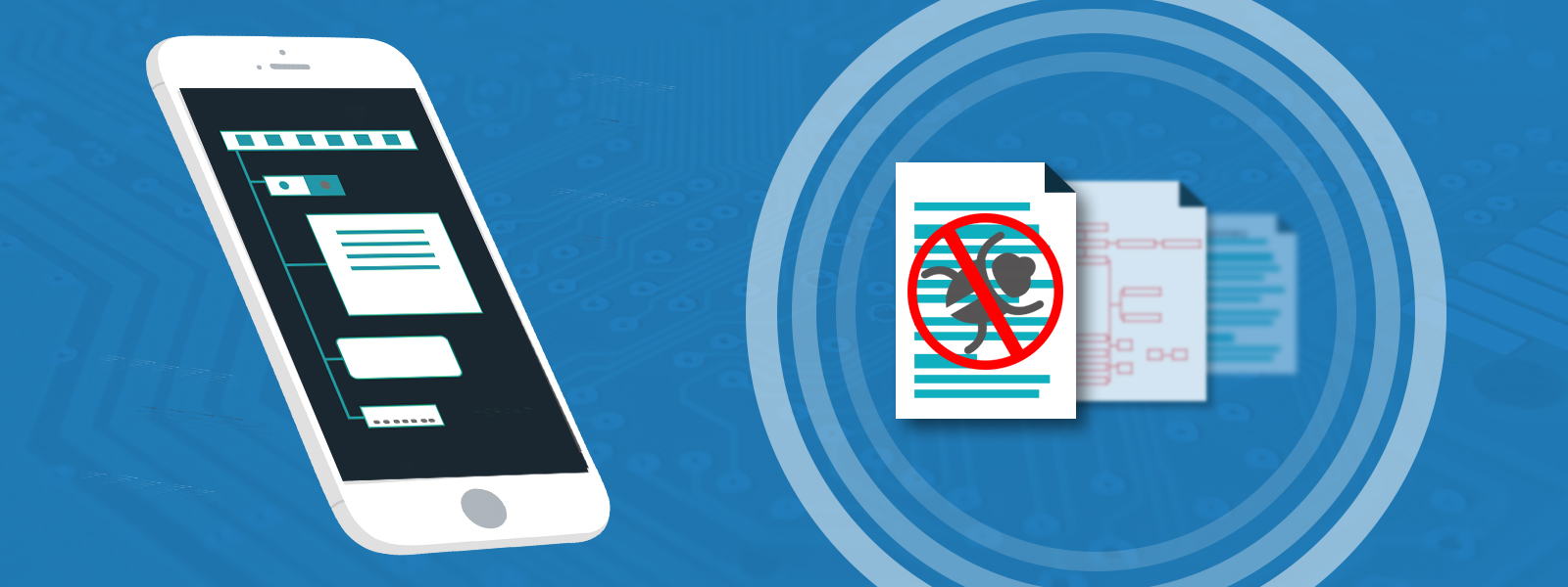 test-plan-for-mobile-app Image depicting bugs in mobile app
