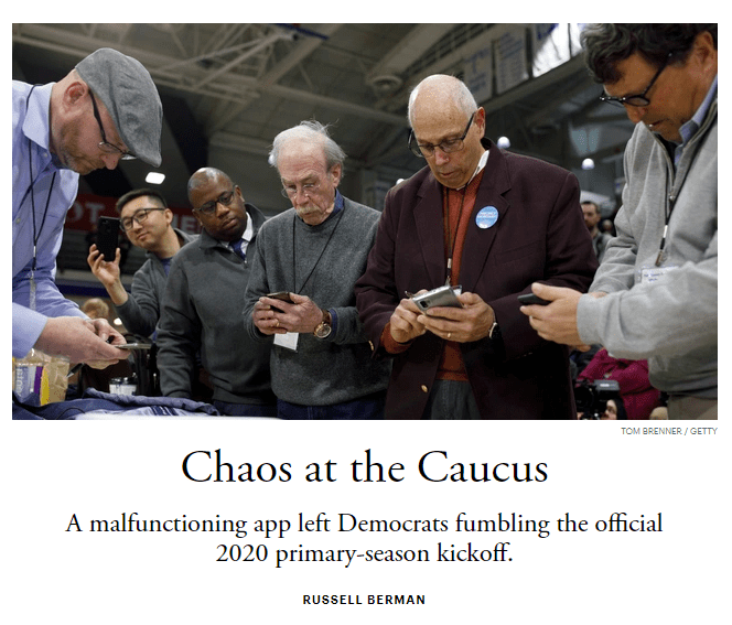 Chaos at the Caucus